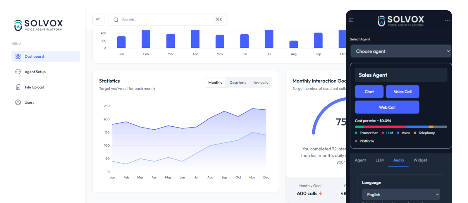 Solvox AI Voice Agent Illustration